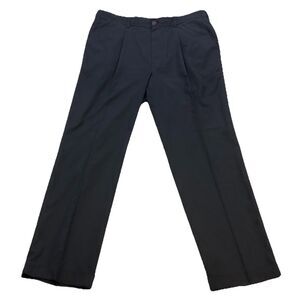 BROOKS BROS Mens Chino Dress Pants Navy Pleated 38x32 St. Andrews Links Academia